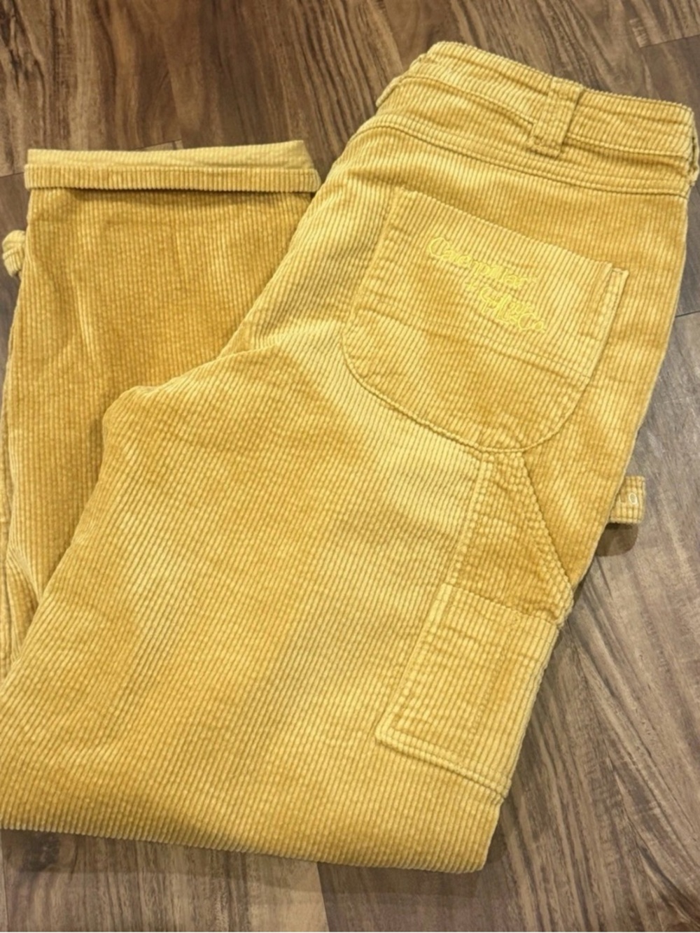 CAT × Colour Plus Co NWT Mustard Corduroy Carpenter Utility Pants Rare Men’s